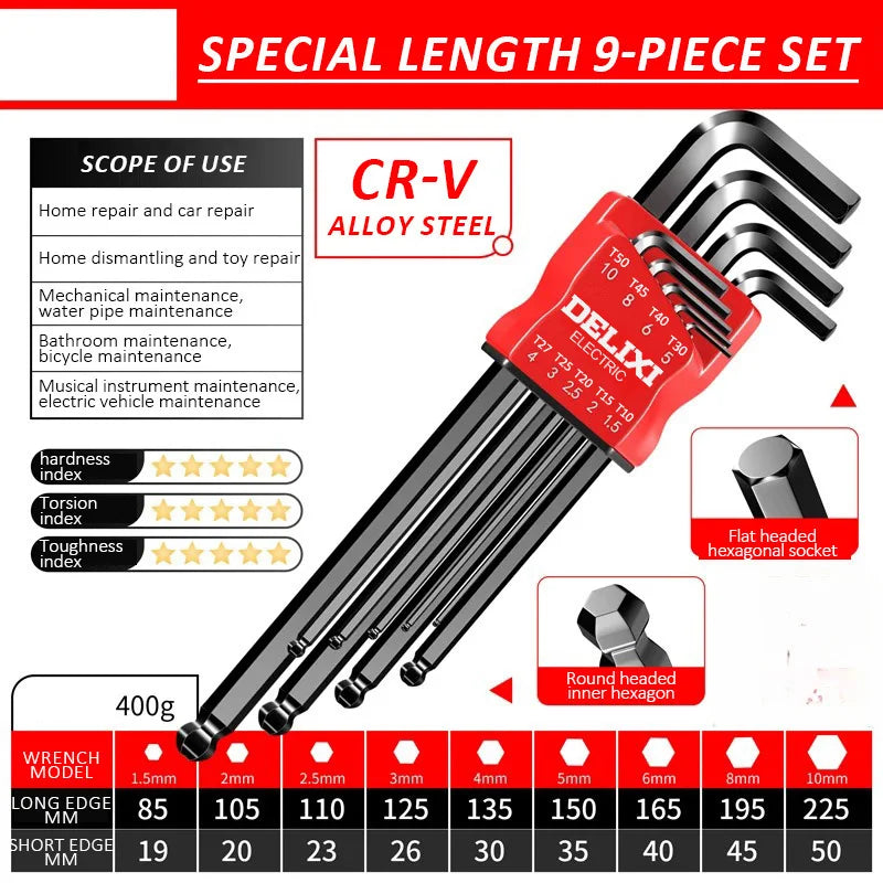 DELIXI ELECTRIC Allen Key Set: