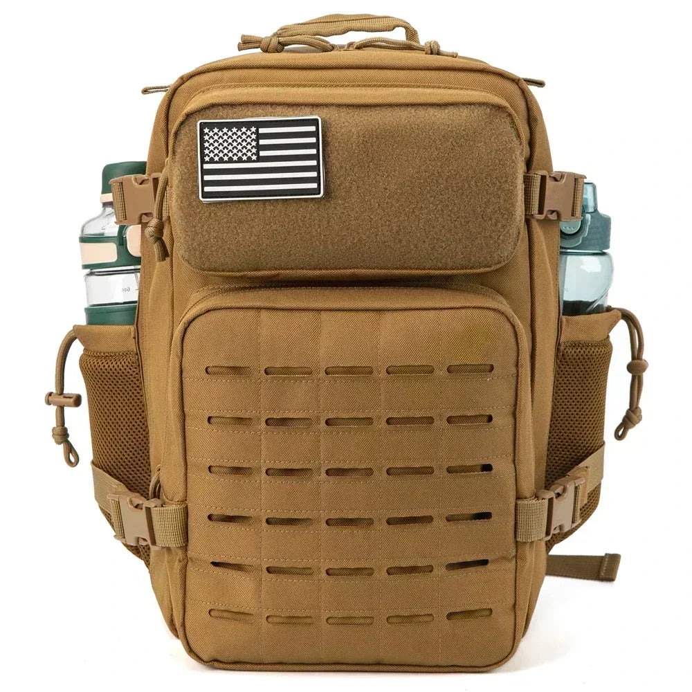 Men & Women – Laser-Cut MOLLE 3-Day Pack, Hiking, School,