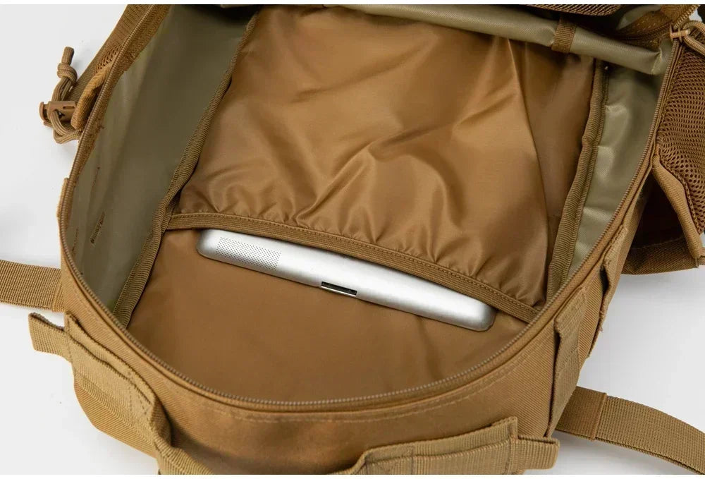 Men & Women – Laser-Cut MOLLE 3-Day Pack, Hiking, School,