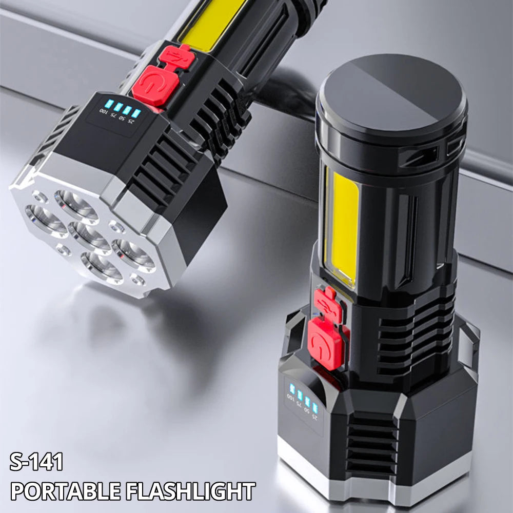 high-power rechargeable LED flashlight