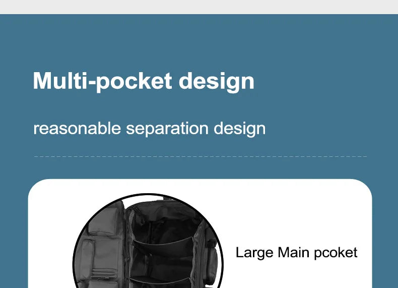 Large Capacity Travel, Hiking & Gym Backpack