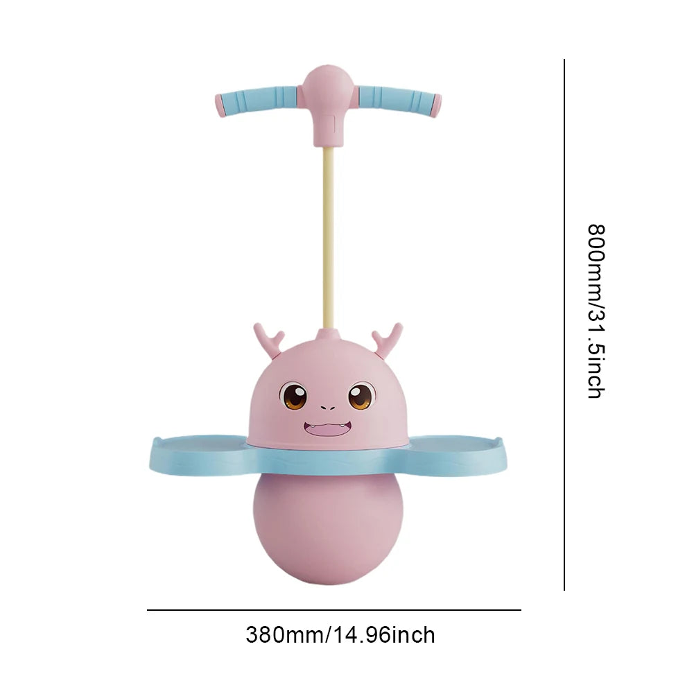 Panda Jumping Ball – a bouncy exercise ball with a handle,