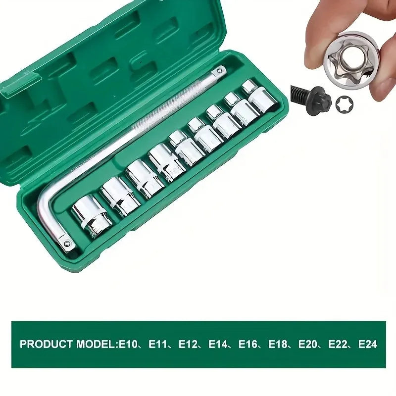 Car Repair Tool Kit – 46/53 Piece Socket & Ratchet Set