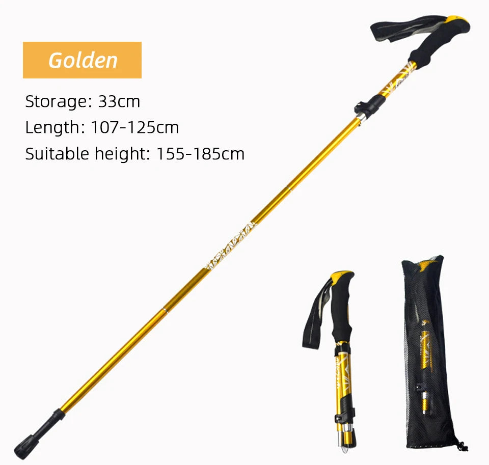 Lightweight, Foldable & Portable Walking Stick for CampingS