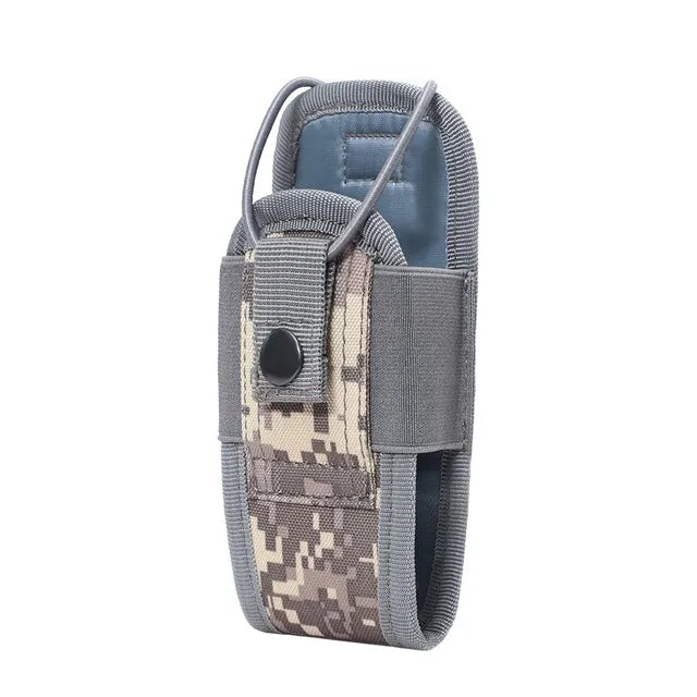 Camping MOLLE Radio Walkie Talkie Pouch – Tactical Waist Bag Holder