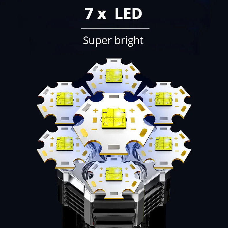 high-power rechargeable LED flashlight
