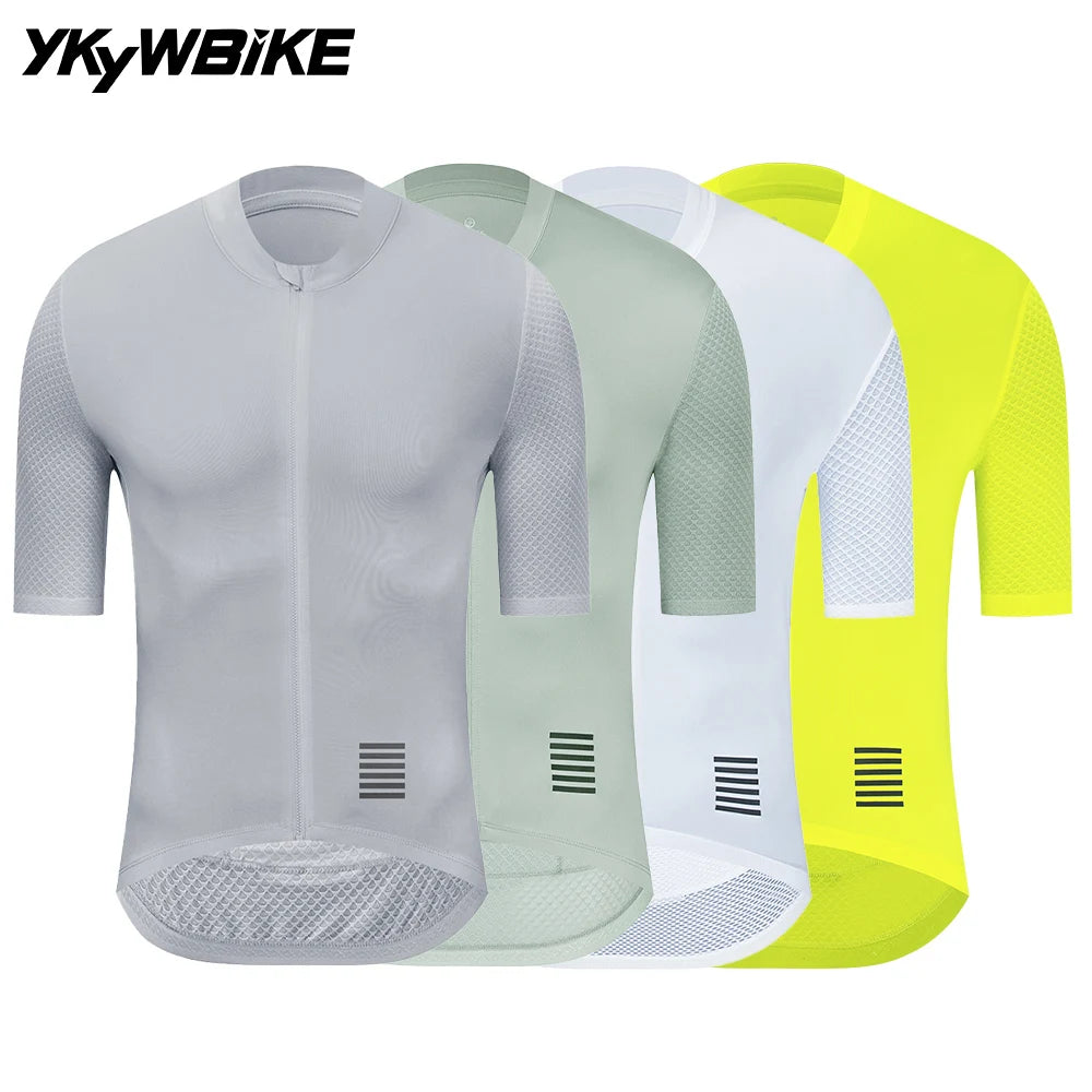 YKYWBIKE Men’s Cycling Jersey – Short Sleeve: