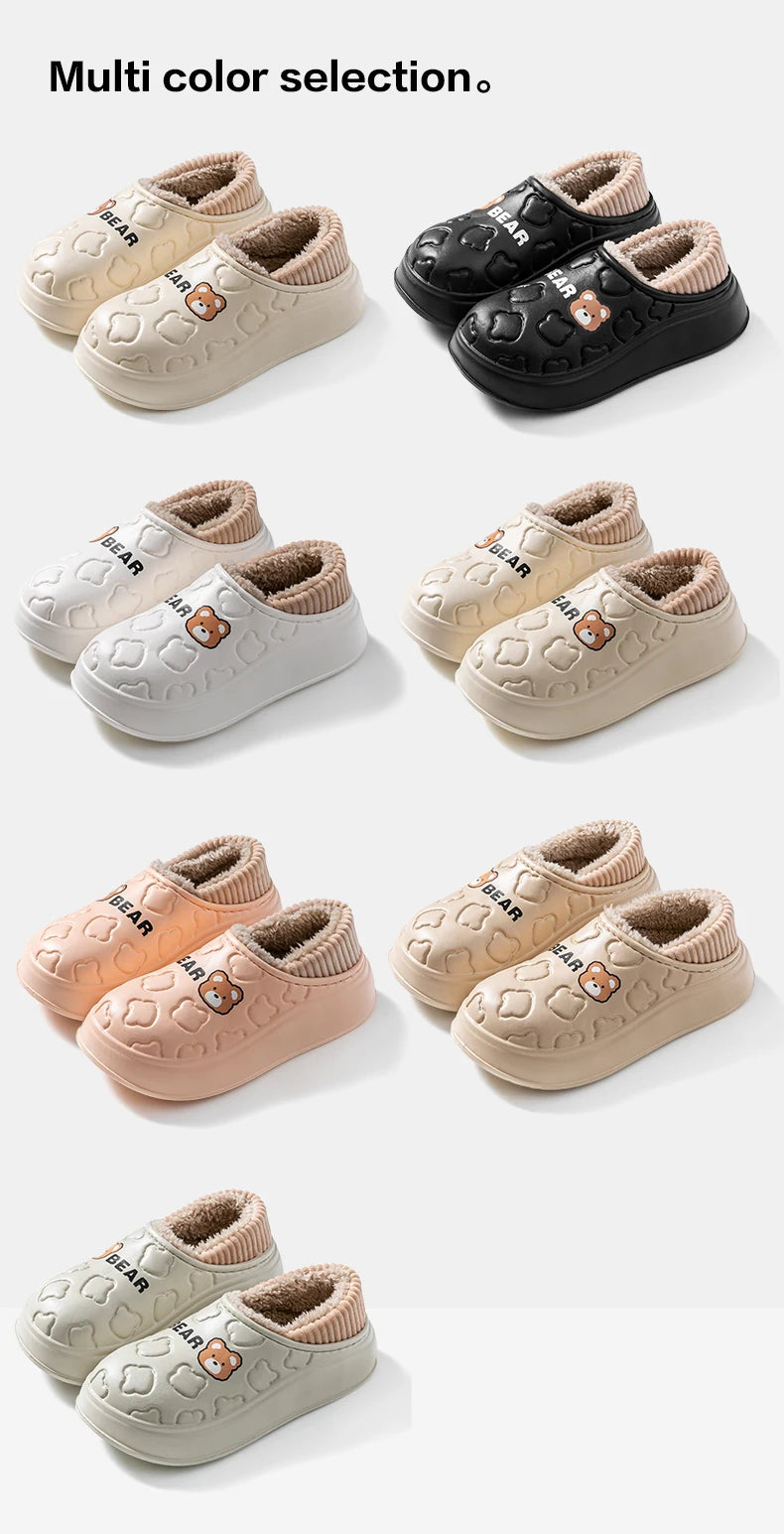 CozyStep™ Waterproof Cotton Slippers – Winter-Ready Comfort for Her & Him