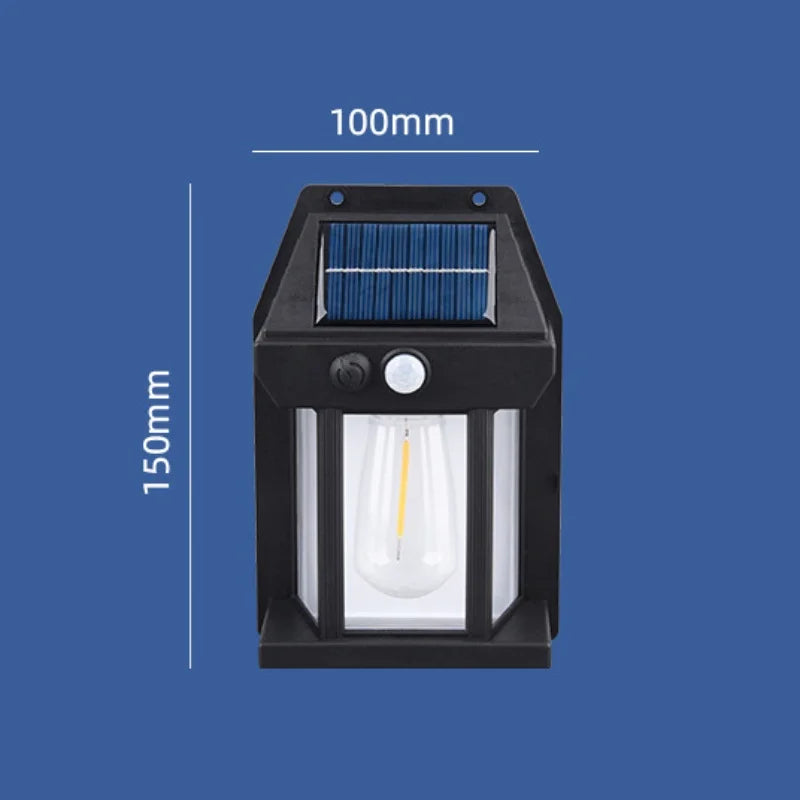 Solar Tungsten Night Lamp with Motion Sensor:
