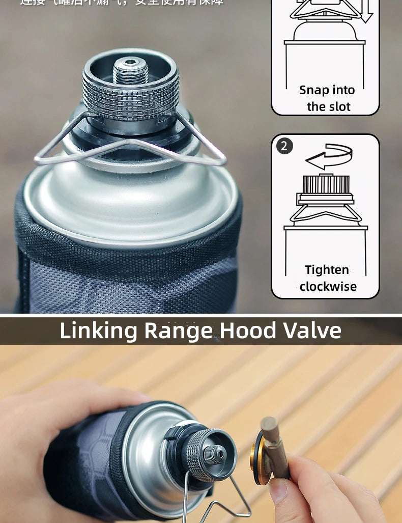 Butane Adapter with Bracket