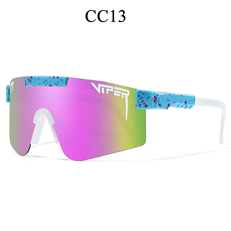 Adult UV400 Pit Viper Style Sport Sunglasses: