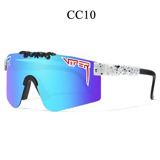 Adult UV400 Pit Viper Style Sport Sunglasses: