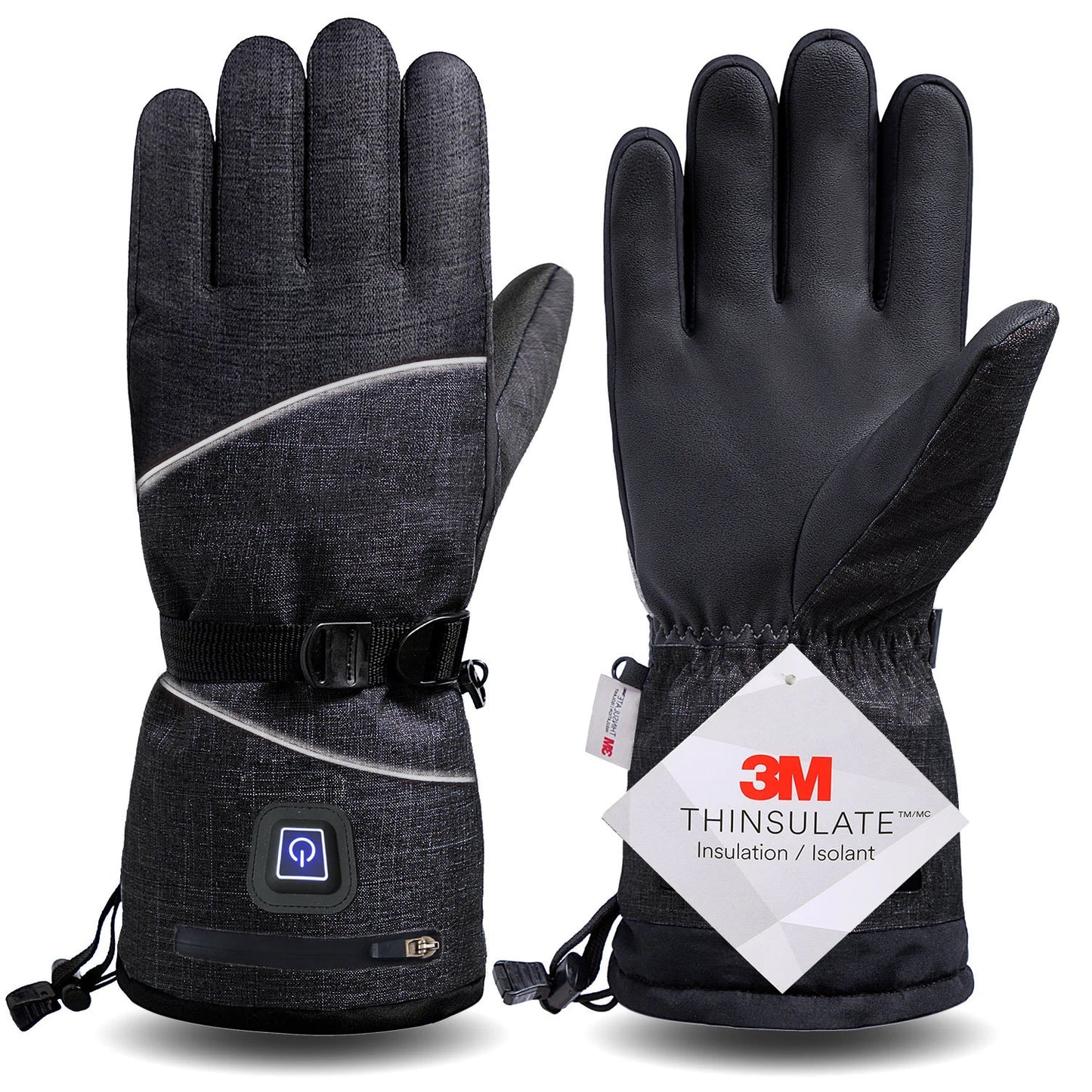 electric heated winter gloves,
