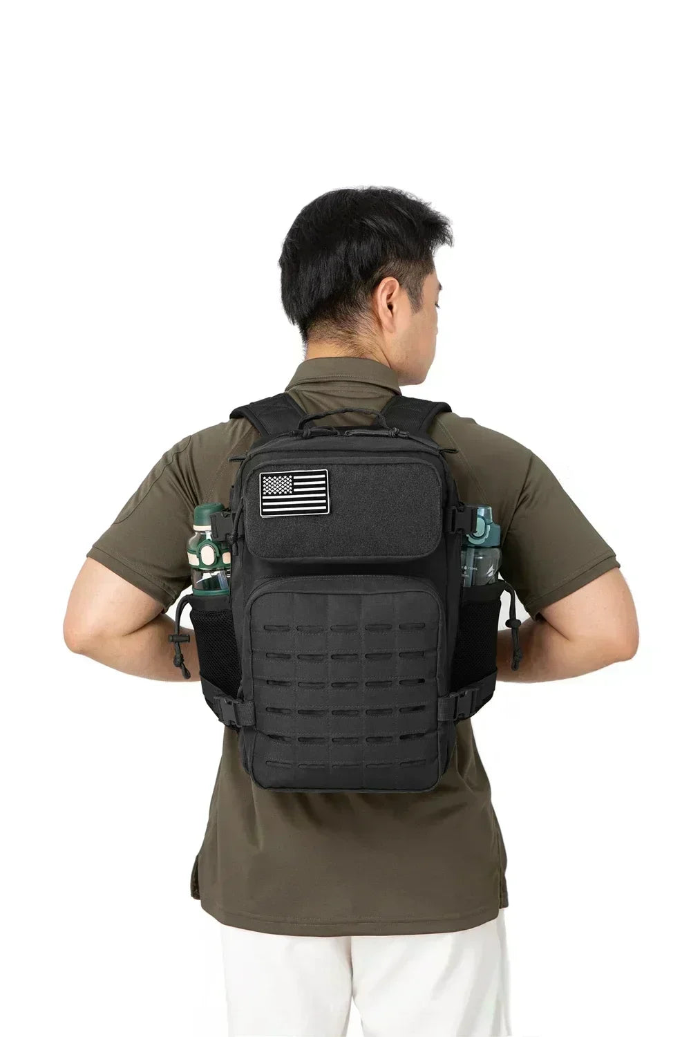 Men & Women – Laser-Cut MOLLE 3-Day Pack, Hiking, School,
