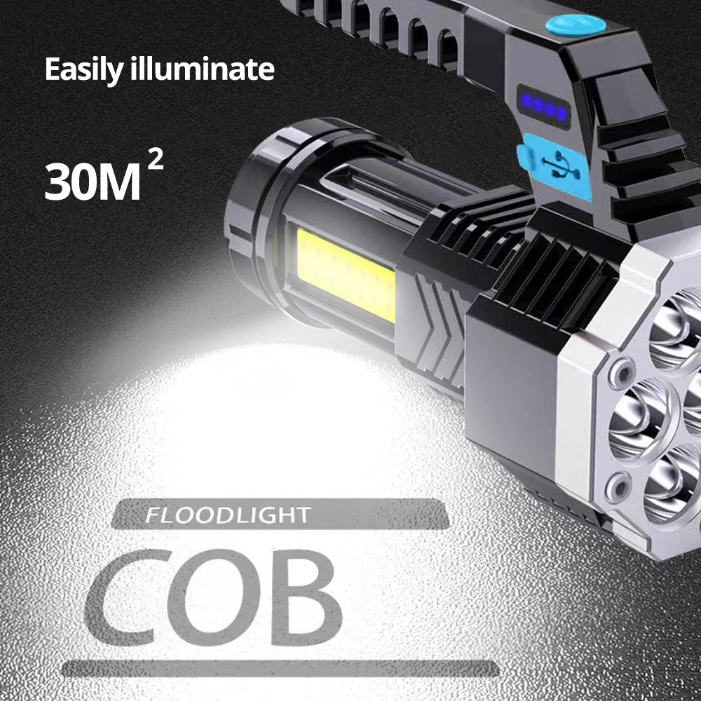 high-power rechargeable LED flashlight