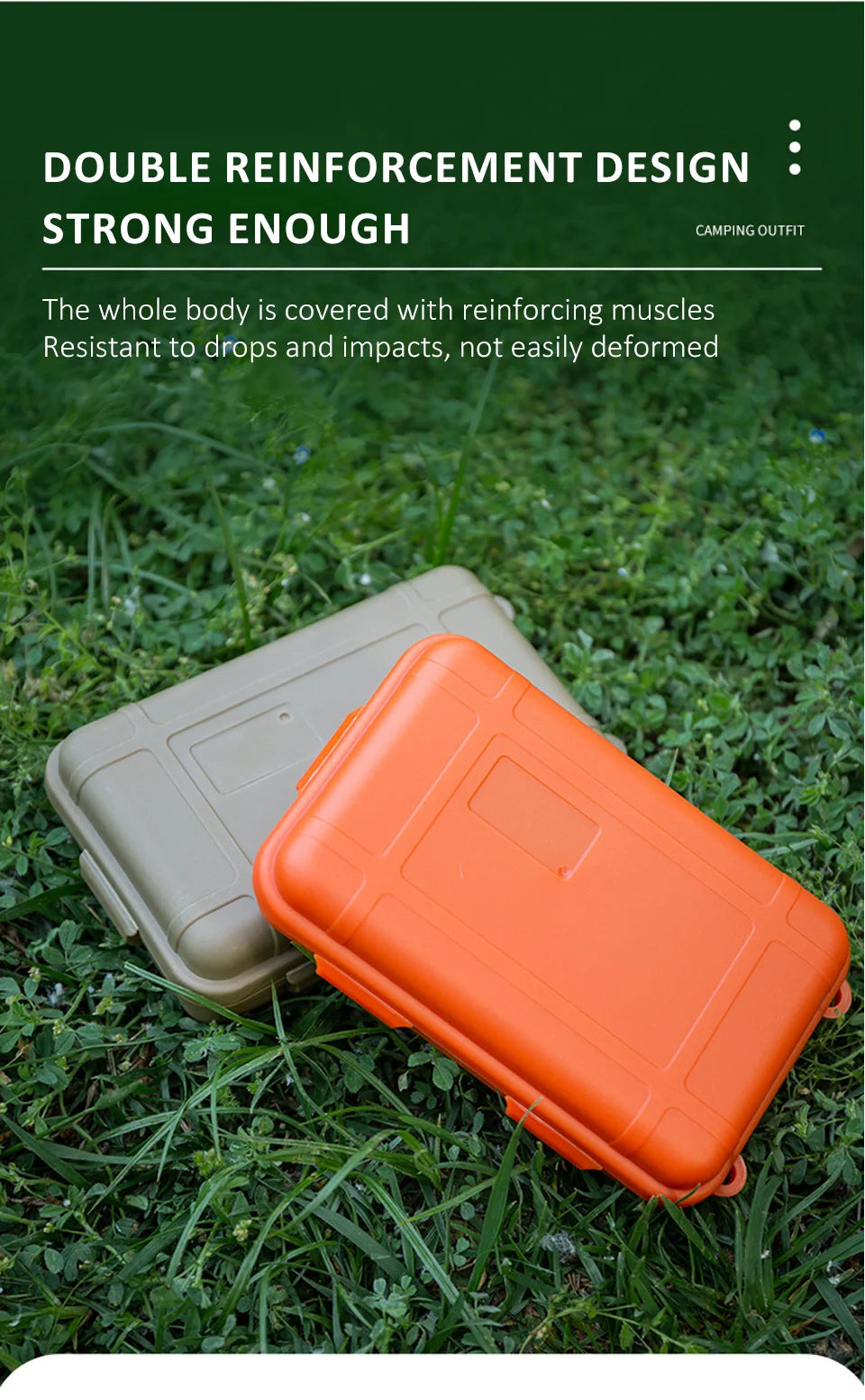 EDC Tool Box Outdoor Camping Survival Kit – Shockproof & Waterproof Case
