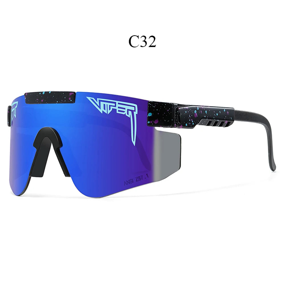 Adult UV400 Pit Viper Style Sport Sunglasses: