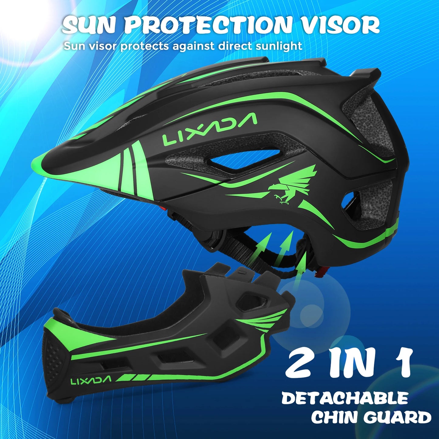 Lixada Kids Full Face Helmet: