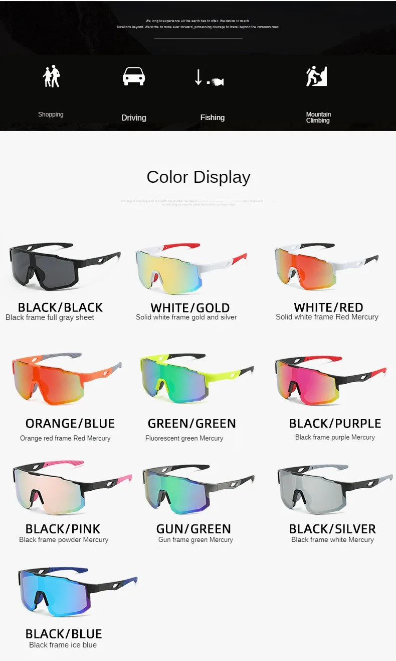 "Cycling Sunglasses – UV400 Sports Eyewear for Men & Women |