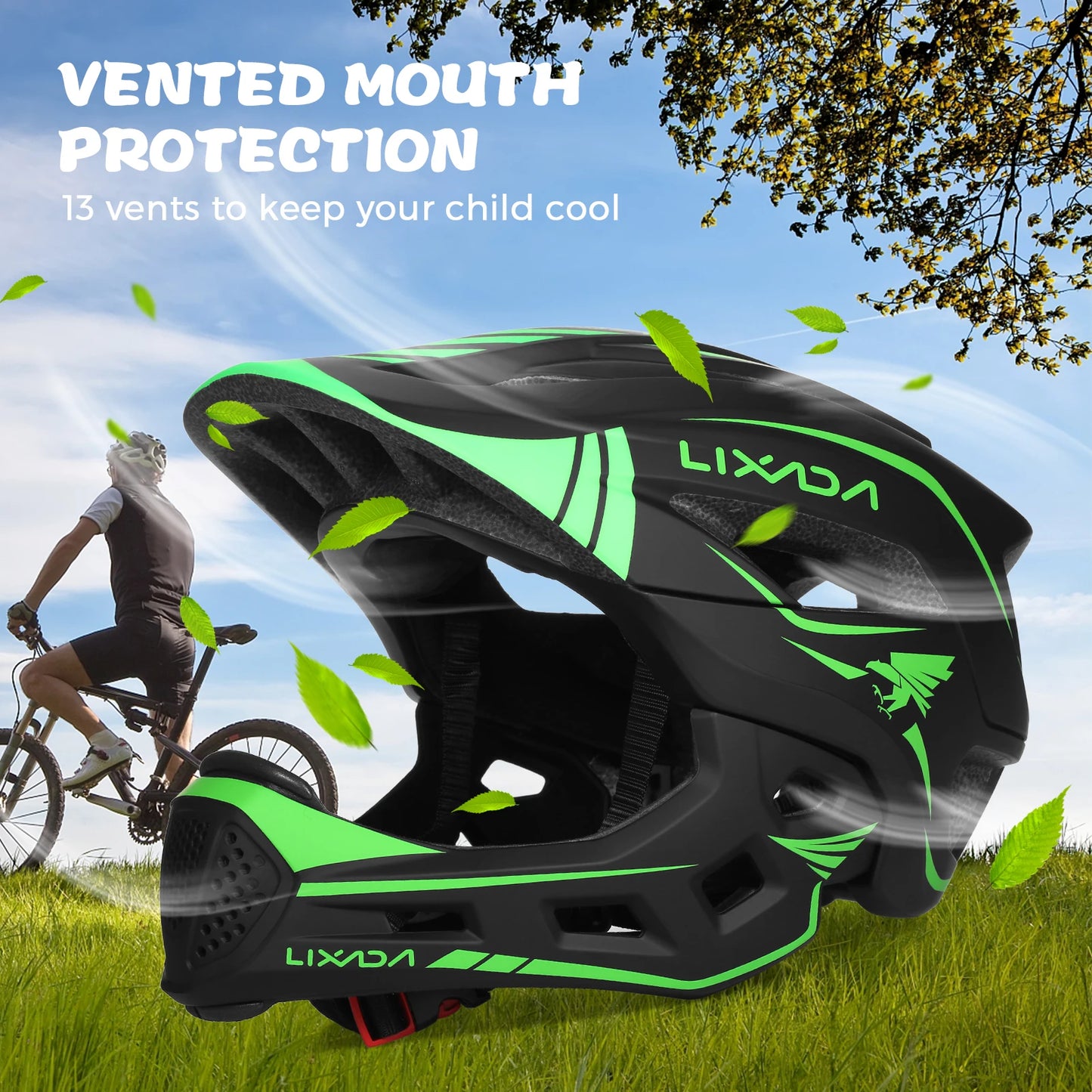 Lixada Kids Full Face Helmet: