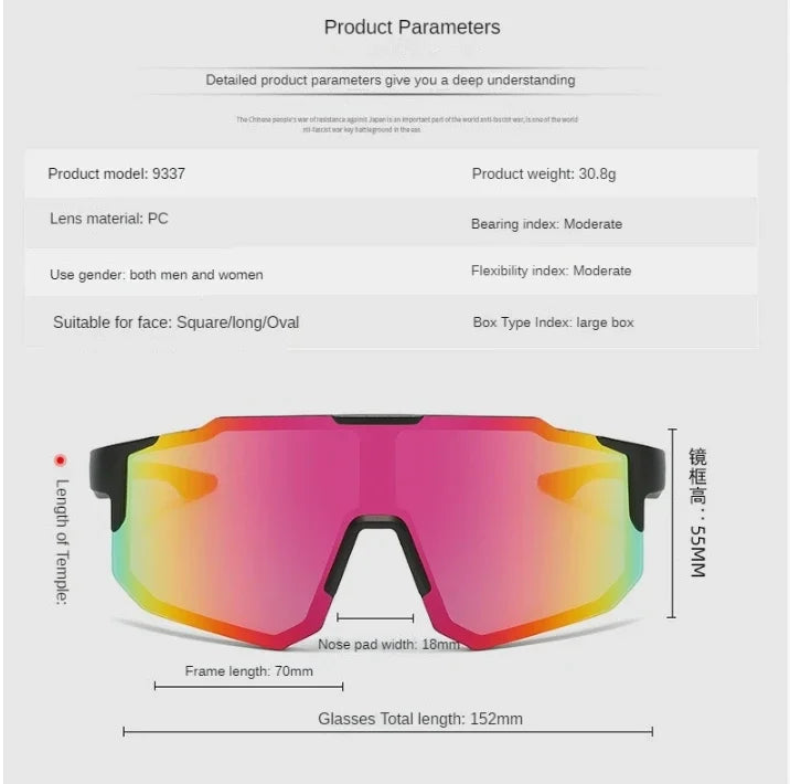 "Cycling Sunglasses – UV400 Sports Eyewear for Men & Women |