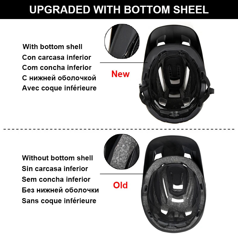 SUPERIDE In-mold DH MTB Bicycle Helmet