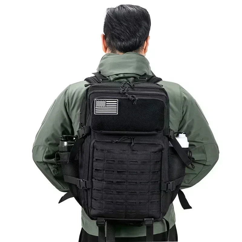 Men & Women – Laser-Cut MOLLE 3-Day Pack, Hiking, School,