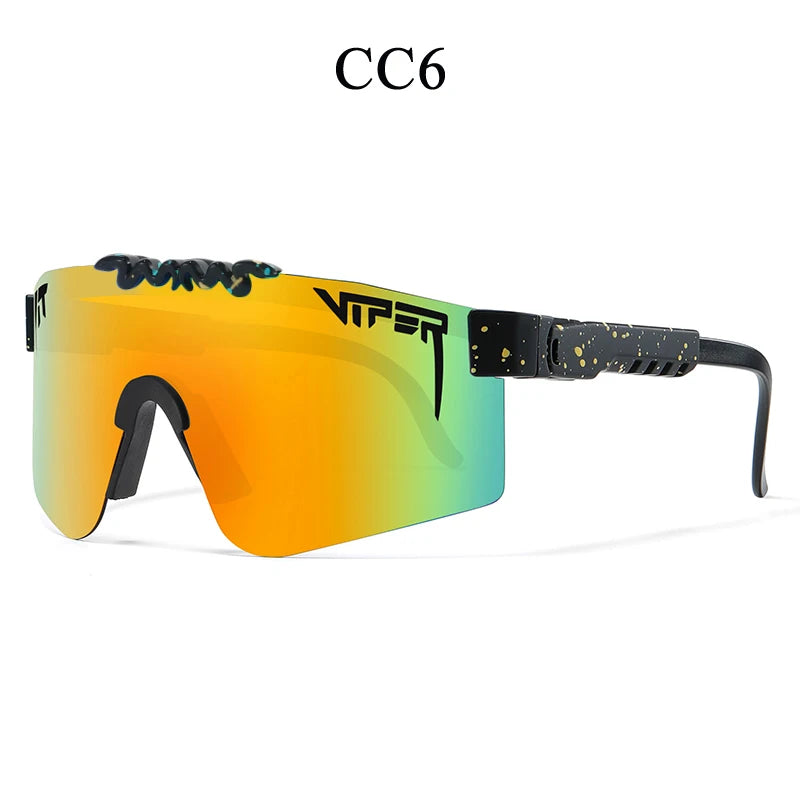 Adult UV400 Pit Viper Style Sport Sunglasses: