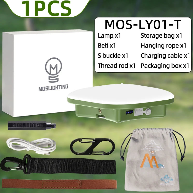 MOSLIGHTING Camping Lantern 80W 7500K Torch Flashlight i