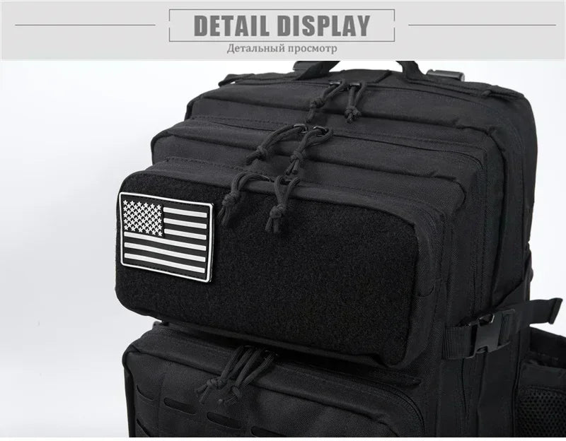Men & Women – Laser-Cut MOLLE 3-Day Pack, Hiking, School,