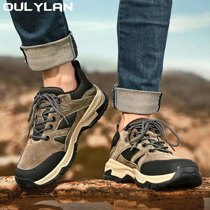 Climbing Shoes Breathable Men Casual Shoes Comfortable Walking Shoes Non-Slip Outdoors Hiking Shoes Fashion Men's Shoes