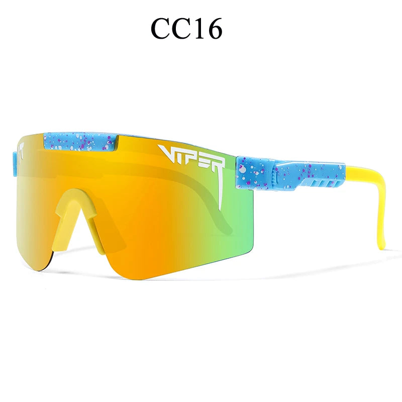 Adult UV400 Pit Viper Style Sport Sunglasses: