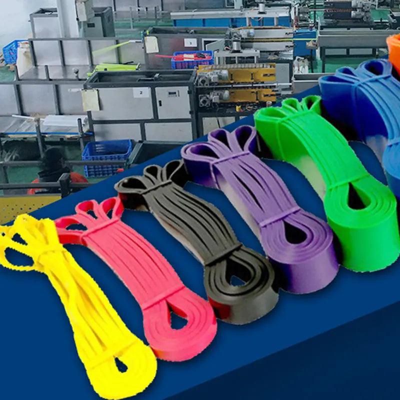 resistance band product, commonly used in fitness for strength training