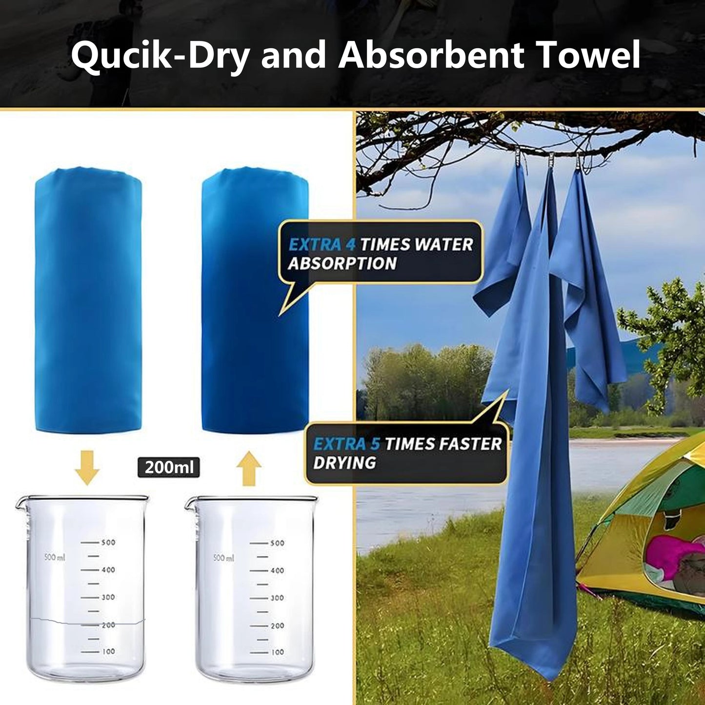 Quick-Drying Microfiber Towel