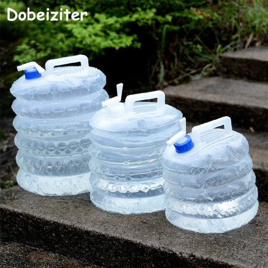 Portable 5L/10L/15L Outdoor Foldable Water Carrier Container