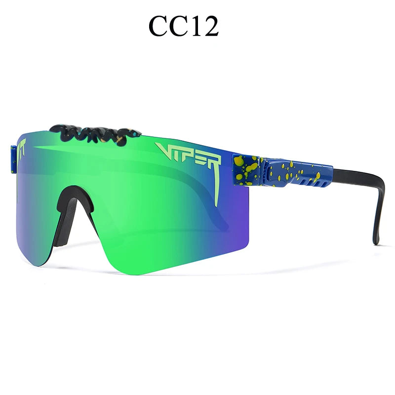 Adult UV400 Pit Viper Style Sport Sunglasses: