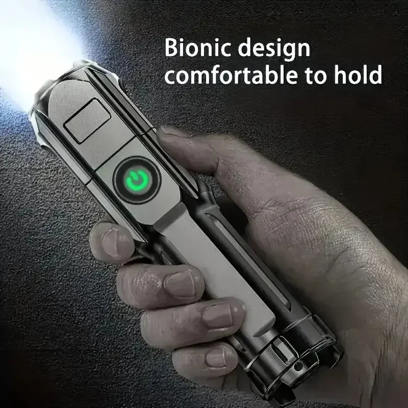 Super Bright LED Flashlights Telescopic Zoom
