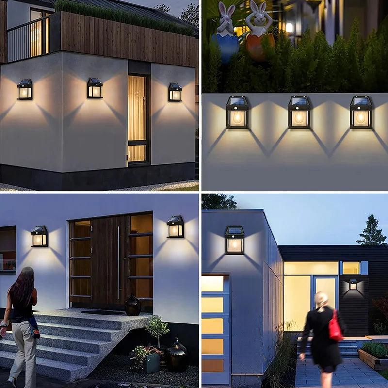 Solar Tungsten Night Lamp with Motion Sensor: